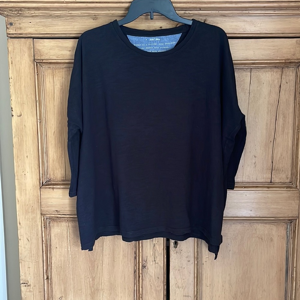 MerSea black Catalina  slub tshirt